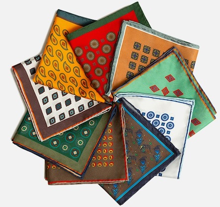 <b>Custom Made Silk Pocket Squares</b>