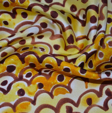 Custom Made Silk Twill  Fabric